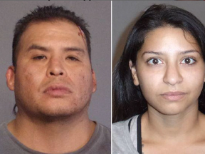 Frank Montoya, left, and Victoria Parra Carranza.