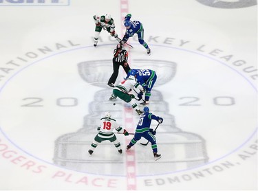 Vancouver Canucks and Minnesota Wild face off  in Game 2.