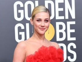 US actress Lili Reinhart arrives for the 76th annual Golden Globe Awards on January 6, 2019, at the Beverly Hilton hotel in Beverly Hills, California.