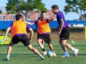 Midfielder Marco Bustos was one of Pacific FC's marquee off-season signings, with the former Whitecap and Mexican pro expected to inject a dose of lethality into the Tridents' offence.
