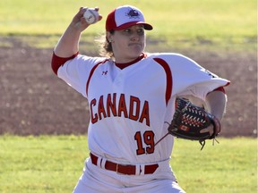 Amanda Asay, 32, a 15-year veteran of the Canadian women's baseball team, is one of the guest speakers at a Baseball B.C. online conference for girls baseball on Friday.