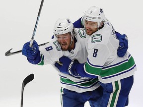 Ryan Hartman and the Minnesota Wild didn't go down without a fight, but Jake Virtanen and the Vancouver Canucks are off to the playoffs.