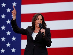 U.S. Senator Kamala Harris holds her first organizing event in Los Angeles as she campaigns in the 2020 Democratic presidential nomination race in Los Angeles, California, U.S., May 19, 2019.