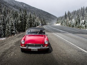 In this 2015 file photo, Driving contributor Brendan McAleer took part in the Hagerty Spring Thaw with his father, Aidan. The duo criss-crossed through B.C.'s beautiful landscape in a 1967 MGB.