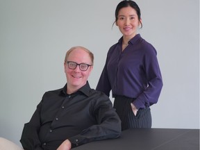 Somn Home founders Julie Wu and Fredrik Orling.