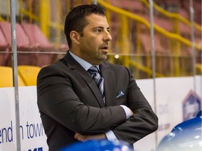 Penticton Vees coach Fred Harbinson.