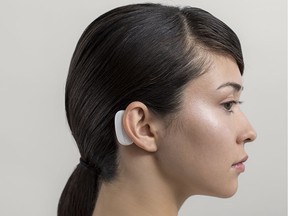 Wearable designed by Woke Studio to carry the brain computer technology created by Elon Musk's Neuralink.