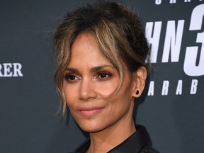 Halle Berry arrives for the Los Angeles special screening of Lionsgate's "John Wick: Chapter 3 - Parabellum" at the TCL Chinese theatre on May 15, 2019, in Hollywood, Calif.
