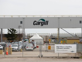 The Cargill meat-packing plant where there was an outbreak of coronavirus disease (COVID-19) which affected the meat supply chain, in High River, Alberta, Canada May 6, 2020.