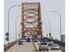 The average weekday volume on the Pattullo Bridge has fluctuated slightly over the last six months, dipping as low as 66.5 per cent in March and going as high as 90.5 per cent in July.