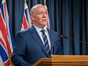 B.C. Premier John Horgan.