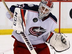 Columbus Blue Jackets goalie Sergei Bobrovsky.