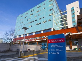 Surrey Memorial Hospital on King George Highway.