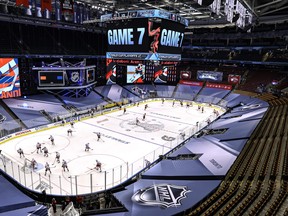 The NHL may not have fans in arenas to start next season.