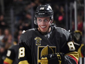 New Canucks defenceman and then-Golden Knight Nate Schmidt.