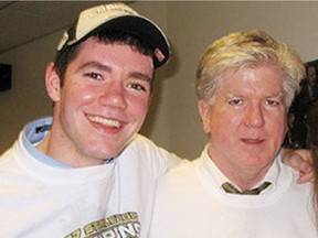 Undated family handout photo of Brendan and Brian Burke. Brendan was killed in a 2010 car accident in Indiana.