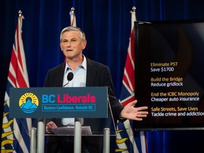 B.C. Liberal Leader Andrew Wilkinson found his platform launch Tuesday overwhelmed by questions about a video in which a candidate made inappropriate sexualized comments toward an NDP MLA.