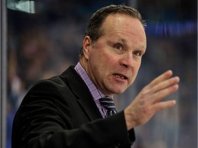 Dave Lowry got a call from the Canucks in 2017, but coach Travis Green was ready to run the bench.