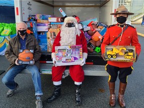For the sixth straight year, the Richmond RCMP detachment held its toy drive for the Richmond Christmas Fund at a toy drive-thru on Nov. 21 at the Lansdowne Centre mall.