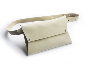 Leather belt bag, $235 at AW by Andrea Wong, awbyandreawong.ca.