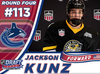 Canucks prospect Jackson Kunz.