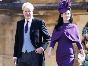 Earl Charles Spencer and his wife, Edmonton-born Karen Spencer, are seen arriving at the 2018 wedding of Prince Harry and Meghan Markle. The couple have purchased property in Ontario's Muskoka region, cottage country for such celebrities as Steven Spielberg, Cindy Crawford and Tom Hanks.