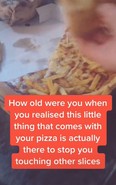 A TikTok user's video has gone viral after he pondered what the plastic stool that holds the pizza in place inside the box is for.