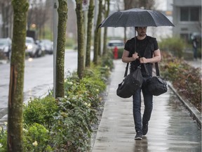 Up to 20 millimetres of rain is expected in Metro Vancouver Tuesday.
