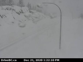 The Coquihalla Highway is closed between Hope and Merritt in both directions due to multiple car crashes.