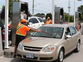 Full service gas station.