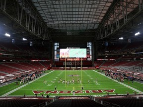 A general view of the game between the Washington Football Team and the San Francisco 49ers at State Farm Stadium on December 13, 2020 in Glendale, Arizona.