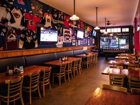 The Angry Beaver, a hockey-themed bar in Seattle that opened in 2012.