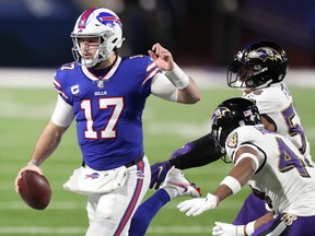 Josh Allen and the Buffalo Bills take on the Kansas City Chiefs on Sunday.