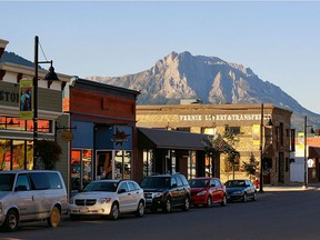 Downtown Fernie in 2009.