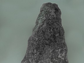 An Acheulean hand-axe from the Olduvai Gorge is pictured in an undated file photo.