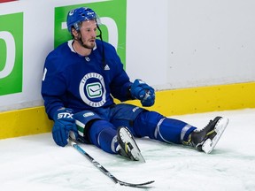 J.T. Miller had to sit out the first three games of the season but has cleared COVID-19 protocol and will be in the Vancouver Canucks lineup Monday in Calgary.