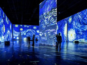 Imagine Van Gogh touring virtual exhibit of 200-plus paintings by the Dutch master. [PNG Merlin Archive]