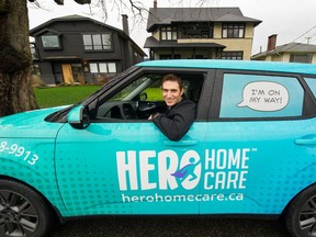 Denny Birch, co-founder and managing partner of Hero Homecare, in North Vancouver.