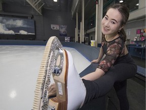 Canadian women's figure skating champion Emily Bausback.