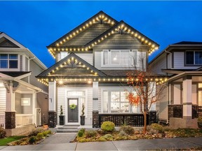 This spacious single-family home in Langley offers a modern kitchen and a two-bedroom legal suite .
