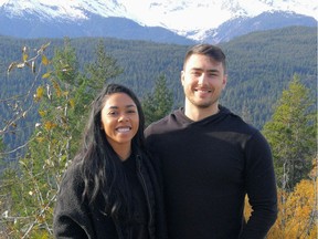 Stuart Barkley and his girlfriend Maria Christina Fernandes. At 28, Barkley has already acquired his second piece of real estate.