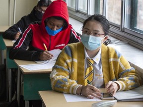 High school students in Montreal. THE