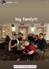 Canucks prospect Vasili Podkolzin (second left) shared a snap with his family on Instagram earlier this year.