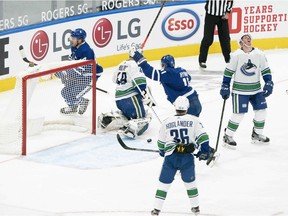 The Canucks have 60 goals against so far, almost twice that of most other teams.