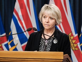 The provincial health officer, Dr. Bonnie Henry delivers an update on COVID-19 in B.C.