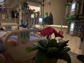 The room at B.C. Children's Hospital where Greta Loewen is paralyzed from the chest down and in extreme pain after surgery to strengthen her spine, weakened by five years of cancer treatment for Ewing sarcoma, didn't go as planned.