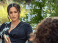 Meghan, The Duchess of Sussex, gives an interview to Oprah Winfrey.