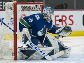 Thatcher Demko must rise to the challenge to of backstopping the Canucks to the playoffs.