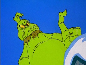 A screenshot from How the Grinch Stole Christmas! (1966). CBS