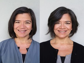 Doloris Piper, before and after.